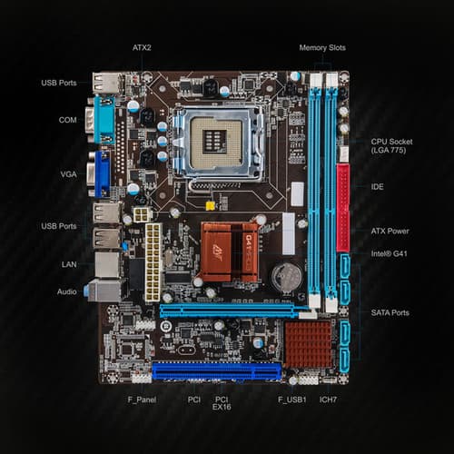 Ant Value G41MAD3 DDR3 Motherboard
